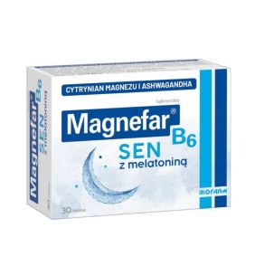 Magnefar B6 Sen, tabletki powlekane, 30 szt.
