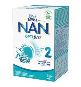 Mleko Nan Optipro 2, mleko modyfikowane po 6 m-cu, proszek, 650 g, (2 x 325 g)