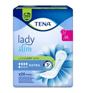 Tena Lady Slim, podpaski na nietrzymanie moczu, Extra, 20 szt.