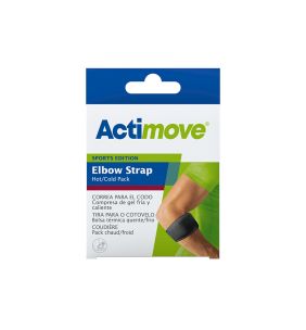 Actimove SE Elbow Strap, opaska na łokieć z kompresem żelowym, kolor czarny, 1 szt.