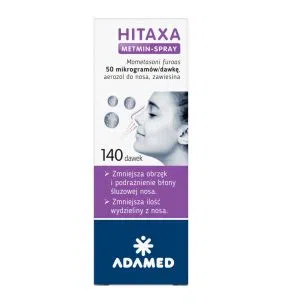 Hitaxa Metmin-Spray, 50 mcg/dawkę, aerozol do nosa, 140 dawek