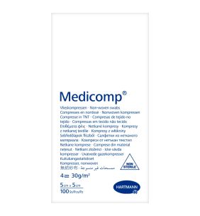 Kompr.wlokn.n/j.Medicomp, 5x5, 4w, 100szt