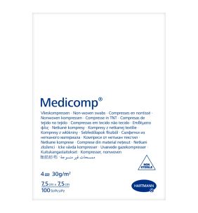 Kompr.wlokn.n/j.Medicomp, 7,5x7,5, 4w, 100szt