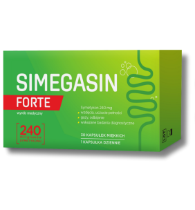 Simegasin forte kapsułki miękkie, 30 sztuk