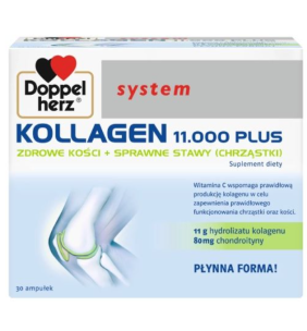 Doppelherz system Kollagen 11.000 PLUS, płyn, ampułki, 30 szt. x 25 ml