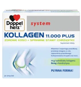 Doppelherz system Kollagen 11.000 PLUS, płyn, ampułki, 30 szt. x 25 ml