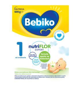 Bebiko 1 NUTRIflor Expert, mleko początkowe dla niemowląt, od urodzenia, proszek, 600 g