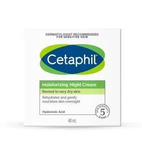 Cetaphil, krem nawilżający do twarzy na noc, 48 ml