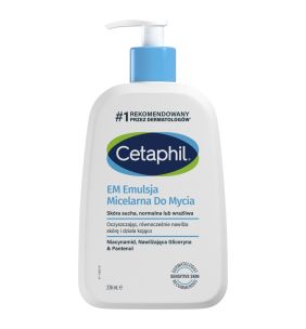 Cetaphil EM, emulsja micelarna do mycia, z pompką, 236 ml