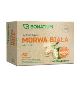 Bonatium Morwa Biała tabletki, 60 sztuk