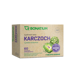 Bonatium Karczoch tabletki powlekane, 60 sztuk