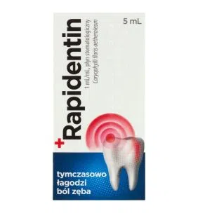 Rapidentin, 1 ml/ml, płyn do stosowania w jamie ustnej, 5 ml