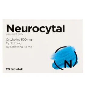 Neurocytal, tabletki powlekane, 20 szt.
