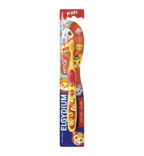 Elgydium Emoji Kids, szczoteczka do zębów dla dzieci 2-6 lat, 1 szt.