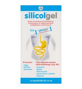 Silicolgel, żel doustny w saszetkach, 15 ml x 12 szt.