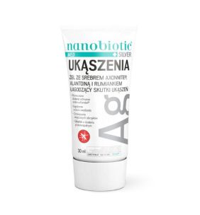 Nanobiotic Med Silver Żel ze srebrem axonnite alantoiną i rumiankiem łagodzący skutki ukąszeń, 40 ml