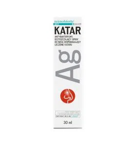 Nanobiotic Med Silver Antybakteryjny oczyszczający spray do nosa katar, 30 ml