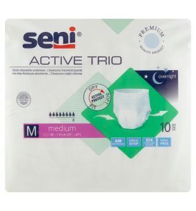 Seni Active Trio, majtki, elast.,chłonne,medium, 10 szt