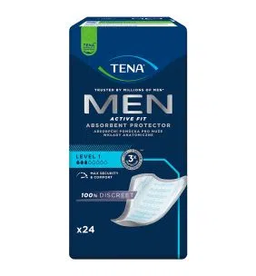 Tena Men Active Fit, wkładki anatomiczne dla mężczyzn, level 1, 24 szt.