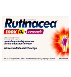 Rutinacea Max D3+czosnek, tabl.,60 szt