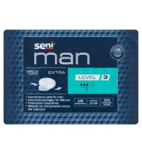 Seni Man Extra Level 3,pieluchy,anatom.,dla mężczyzn,15szt