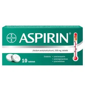Aspirin, 500 mg, tabl., 10 szt