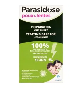 Parasidose, kuracja przeciw wszom i gnidom(Glenmark),100ml