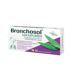 Bronchosol Maxipuren, 200 mg, kaps.dojelit.miekkie, 30 szt