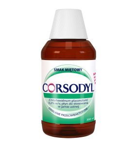 CORSODYL, 0,2% w/v, płyn do stosowania w jamie ustnej, 300 ml