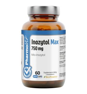 Inozytol Max Clean label Pharmovit, 750 mg, kaps., 60 szt