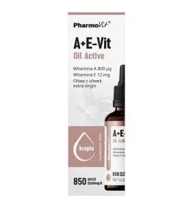A+E-Vit Oil Active Clean label Pharmovit, krople, 30 ml