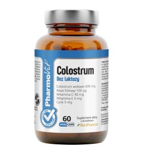 Colostrum bez laktozy Clean label Pharmovit, kaps.,60 szt