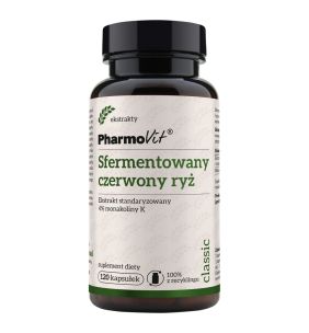 Pharmovit Sfermentowany Czerwony ryz, kaps.,120 szt