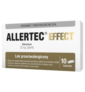 Allertec Effect, 20 mg, tabl., 10 szt