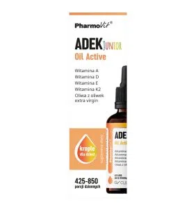 Pharmovit, ADEK Junior Oil Active Clean label, krople, 30 ml