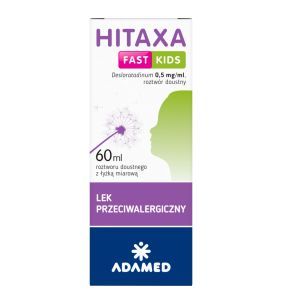 Hitaxa Fast Kids, 0,5 mg, roztw.doustny, 60 ml