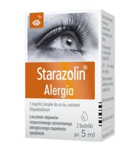 Starazolin Alergia, 1 mg/ml, krople do oczu, 2 x 5 ml