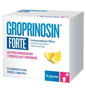Groprinosin Forte, 1000 mg,gran.d/sp.rozt.doustn,1,8g,10sasz