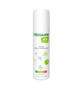 Moskine spray na komary, kleszcze, meszki dla całej rodziny, 90ml