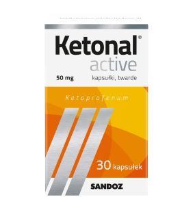 Ketonal Active, 50 mg, kaps.twarde, 30 szt
