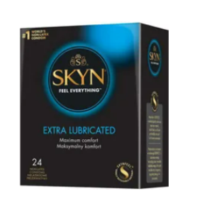 Skyn Extra Lubricated, nielateksowe prezerwatywy, 24 szt.