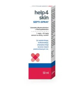 Help4Skin Septi-Spray, (1mg+20mg)/g, aer.na skore, 50 ml