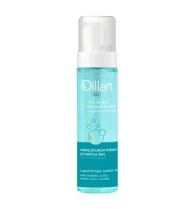 Oillan, Nawilżająca pianka do mycia 3w1, 200 ml