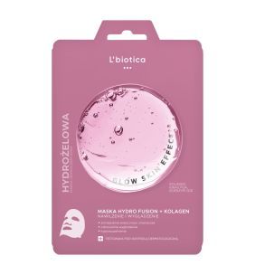 L'Biotica PGA Hydro Fusion+Kolagen, maska do twarzy hydrożelowa,1 szt.