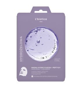 L'Biotica PGA Hydro Fusion+Peptydy, hydrożelowa maska do twarzy,1 szt.