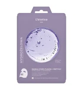 L'Biotica PGA Hydro Fusion+Peptydy, hydrożelowa maska do twarzy,1 szt.