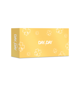 DAY by DAY chusteczki uniwersalne, 3-warstwowe, ż&oacute;łte, 90 sztuk