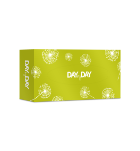 DAY by DAY chusteczki higieniczne, 3-warstwowe, zielone, 90 sztuk