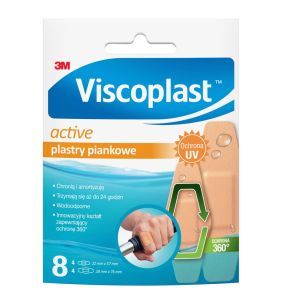 Viscoplast Active, plastry piankowe,  8 szt