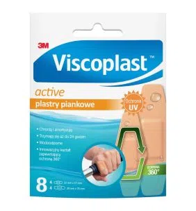 Viscoplast Active, plastry piankowe,  8 szt